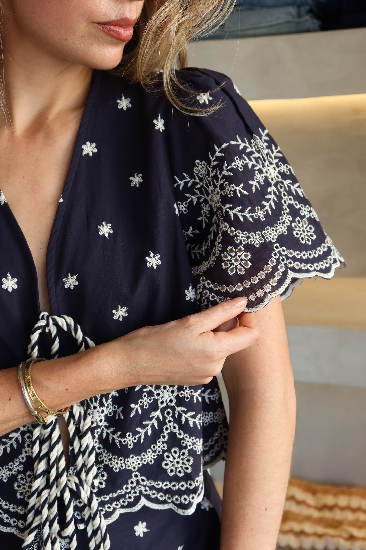 Tulum - Eyelet Pant Set