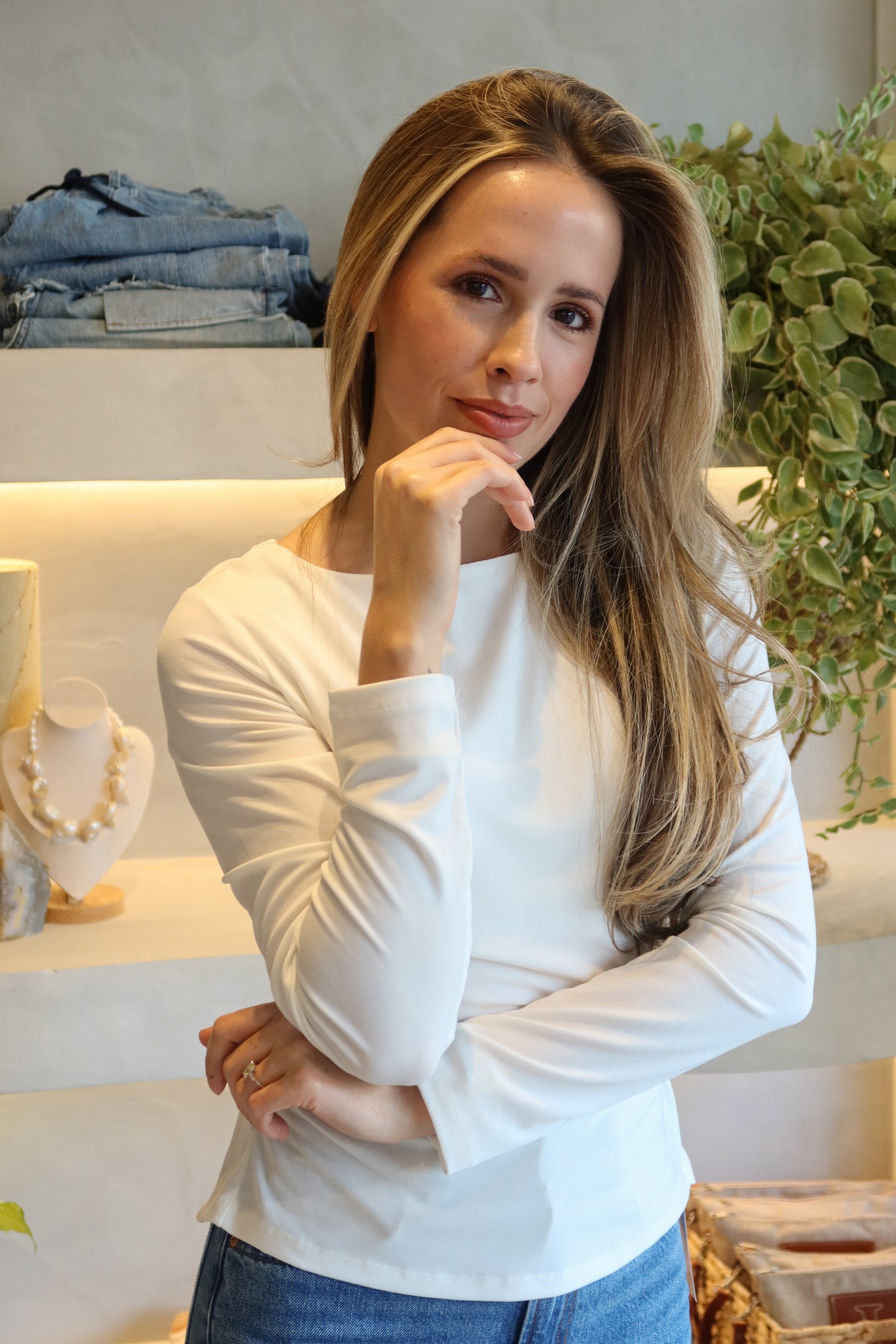 Lace Longsleeve - Hausn Essentials