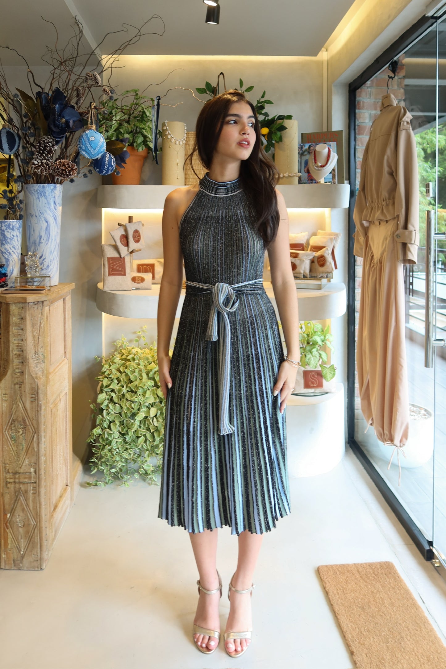 Marbella - Sunrise Stripe Dress