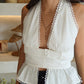 Positano - White Halter Top