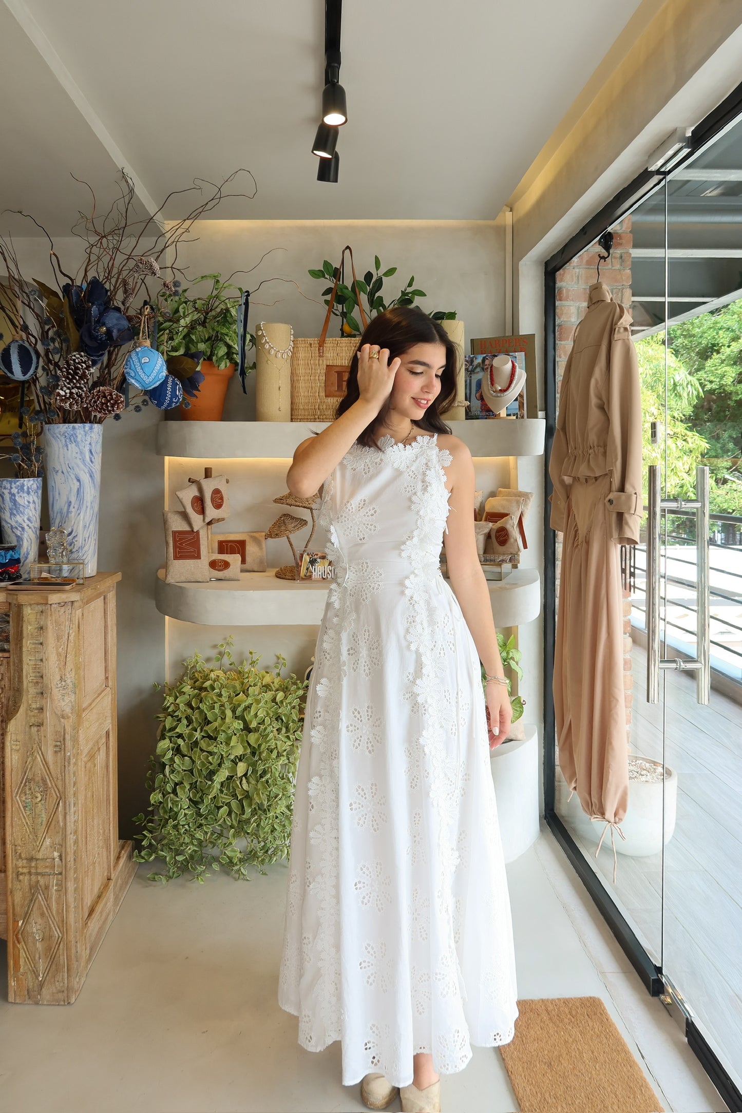 Sydney - White Maxi Dress