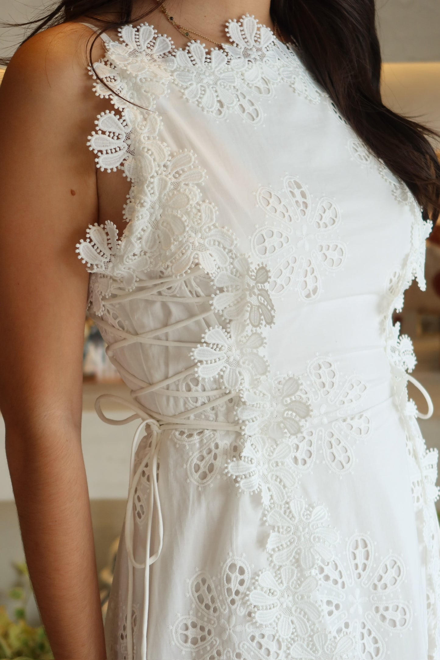 Sydney - White Maxi Dress