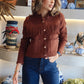 Fall Landing -Maple Fringe Sweater