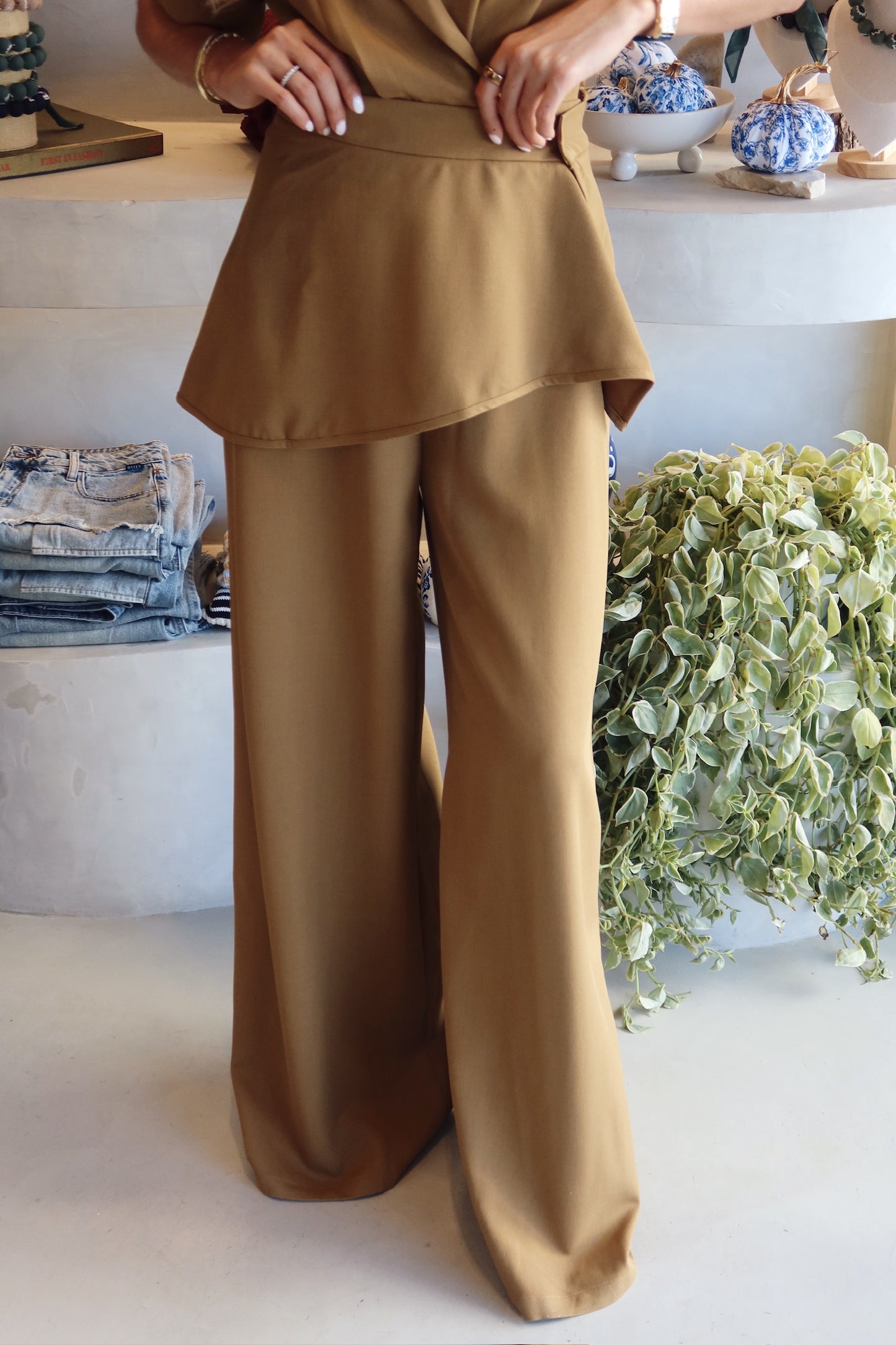 Check In - Olive Jumpsuit