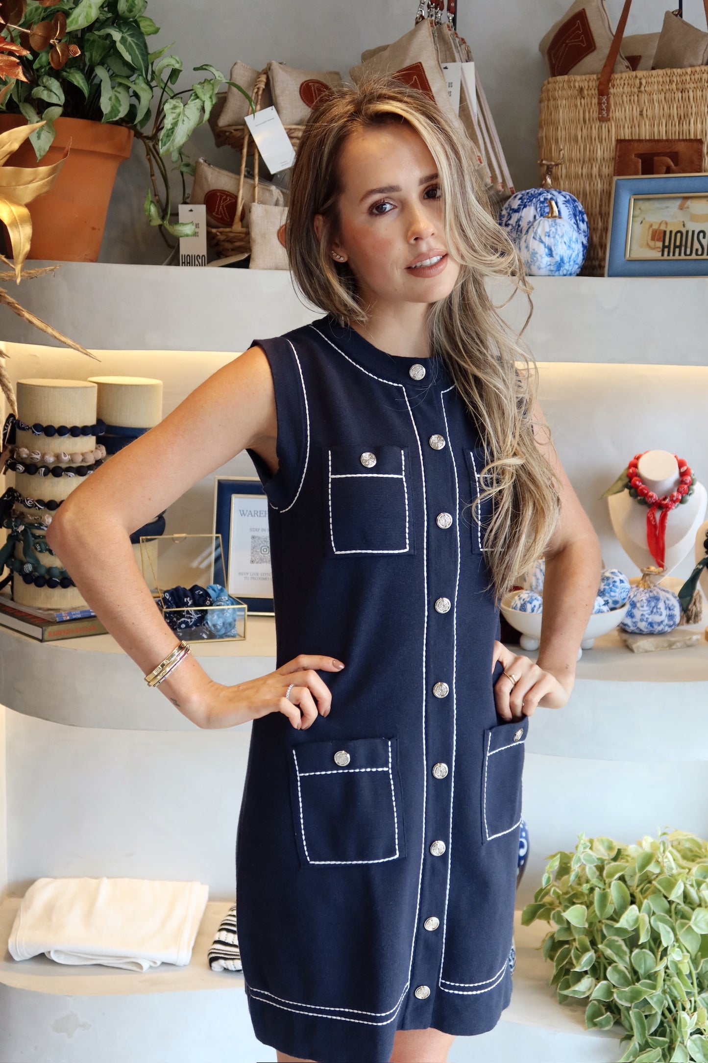 Paris - Stitched Knit Dress