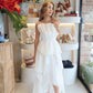 Gaia - Pleated White Dress