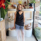 Ibiza - Sequin Two Tone Pant
