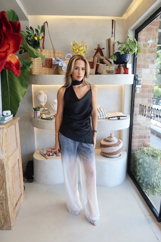 Ibiza - Sequin Two Tone Pant