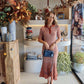 Fall Landing - Black & Maple Dress