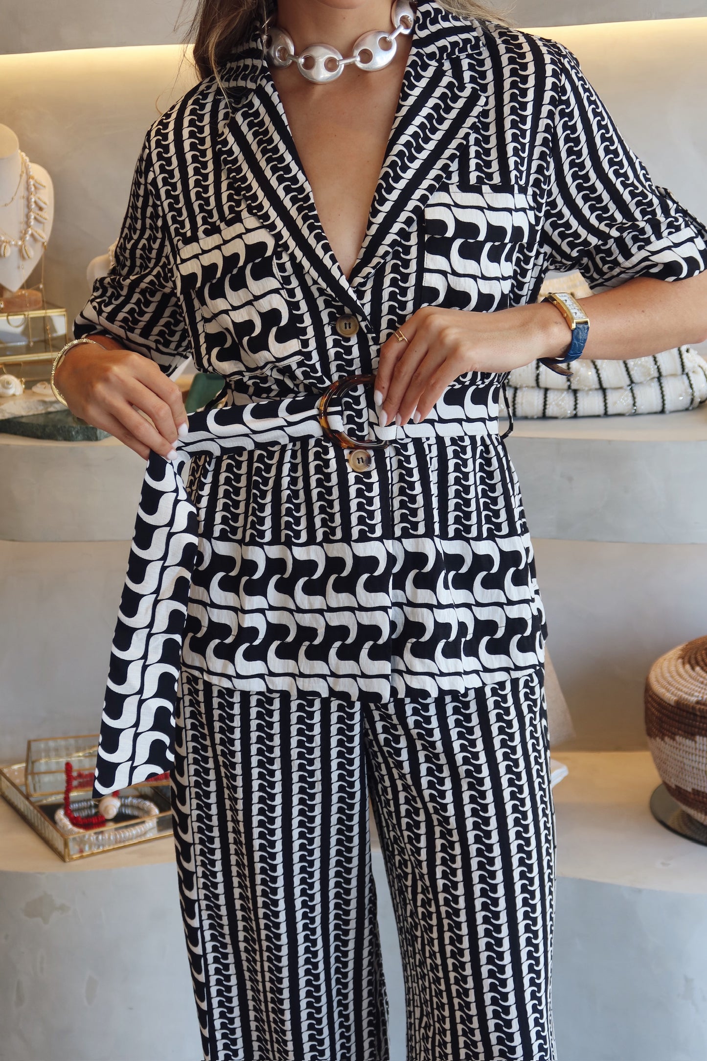 Gitano - Print Pant Set