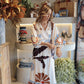 Golden Hour Getaway - Satin Print Dress