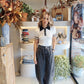 Departure Denim - Black and Cream Jeans
