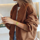 Fall in Haus - Suede Bomber Jacket