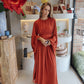 Connecticut - Long Rust Dress