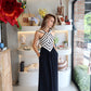 Heidi - B&W Stripes Dress