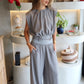 Isabel - Foldover Grey Lounge Set
