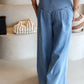 Michelle - Pleated Denim Pant