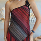 Roma - Red Metallic Pant Set