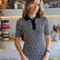 Fall Landing - Black & Maple Dress