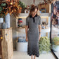 Fall Landing - Black & Maple Dress