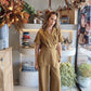 Check In - Olive Jumpsuit