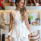 Sagaponack - Ivory Peplum Pant Set