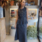 Blue Terminal - Denim Skirt Set