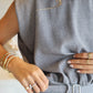 Isabel - Foldover Grey Lounge Set