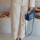 The Gabriela - Beige Eyelet Set