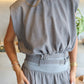 Isabel - Foldover Grey Lounge Set