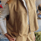 Layover luxe - suede pant set