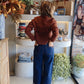 Fall Landing -Maple Fringe Sweater