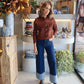 Fall Landing -Maple Fringe Sweater