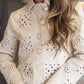 The Gabriela - Beige Eyelet Set