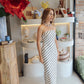Cabo - B&W Back Sequin Dress