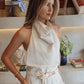 La Joya - Rope Belt Jumpsuit
