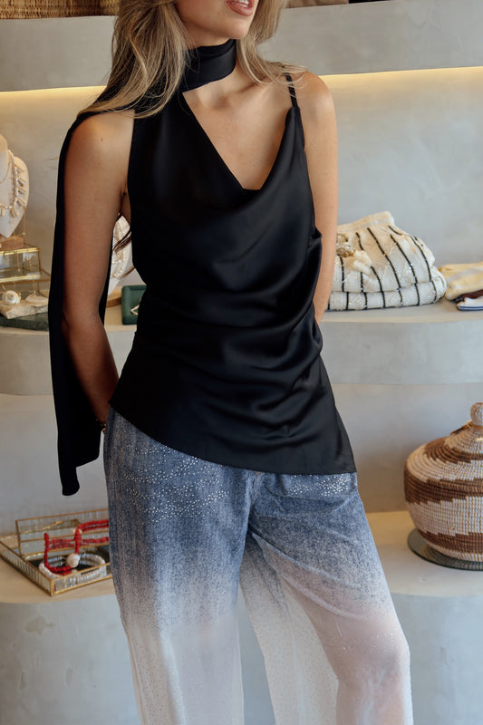 The Vittoria - Slip Scarf Top