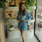 Melrose Ave - Denim Short Set