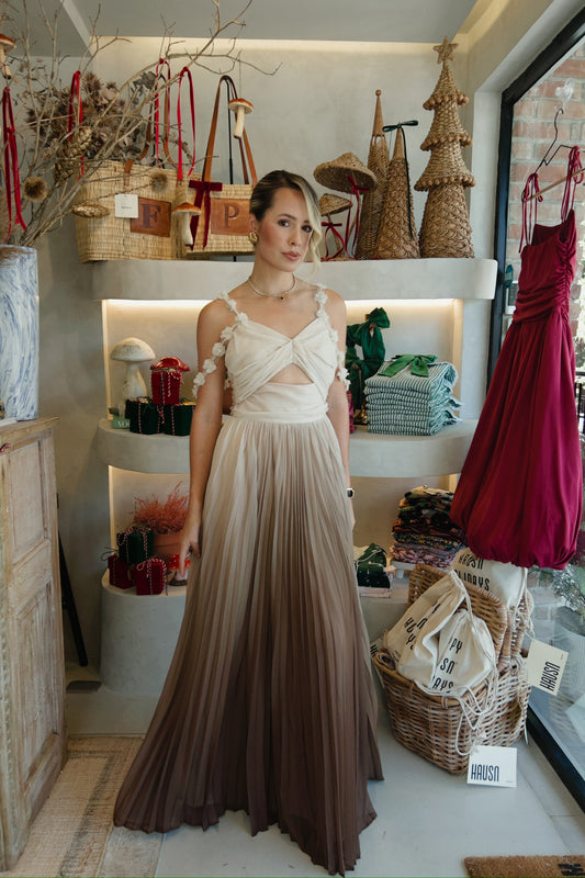 Japanese Garden - Ombre Flower Dress